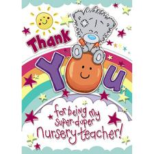 Thank You Nursery Teacher My Dinky Me to You Bear Card Image Preview